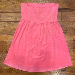 OP Dress Strapless Cover Up Dress Smock